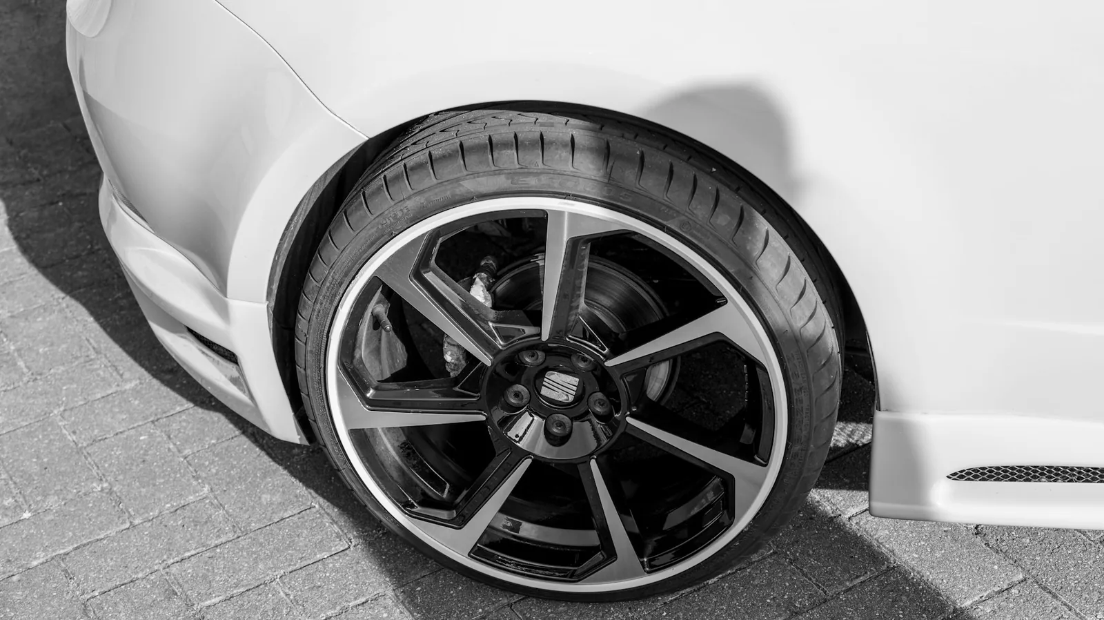 Alloy wheel on a car at Wheel Zone Tyre Trading